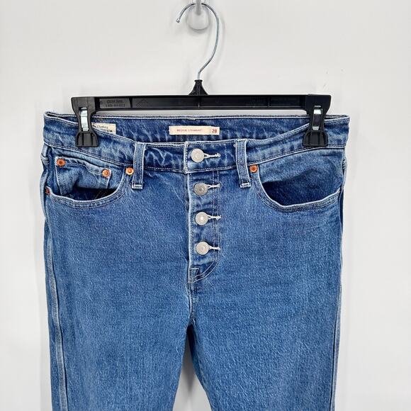 LEVI'S Wedgie Straight Denim Jean // 28x26 26995-0000 - Picture 4 of 11